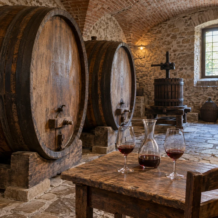 Una scena dedicata al vino e alla sua cultura