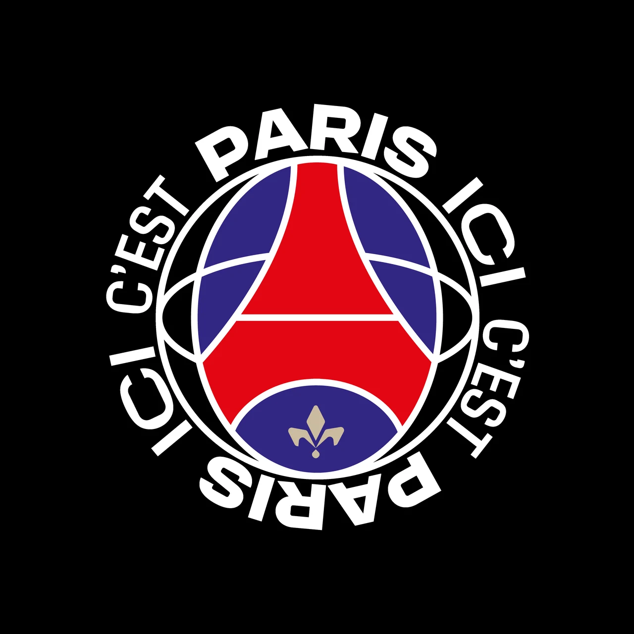 Das ICI C’EST PARIS-Logo von Paris Saint-Germain